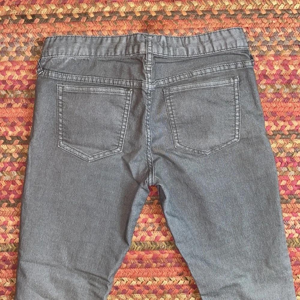 FREE PEOPLE GREY OMBRÉ FADE SKINNY JEANS